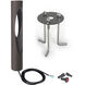 Scoop 277 13.2 watt Bronze Bollard Light in 2700K Warm LED, WAC Landscape