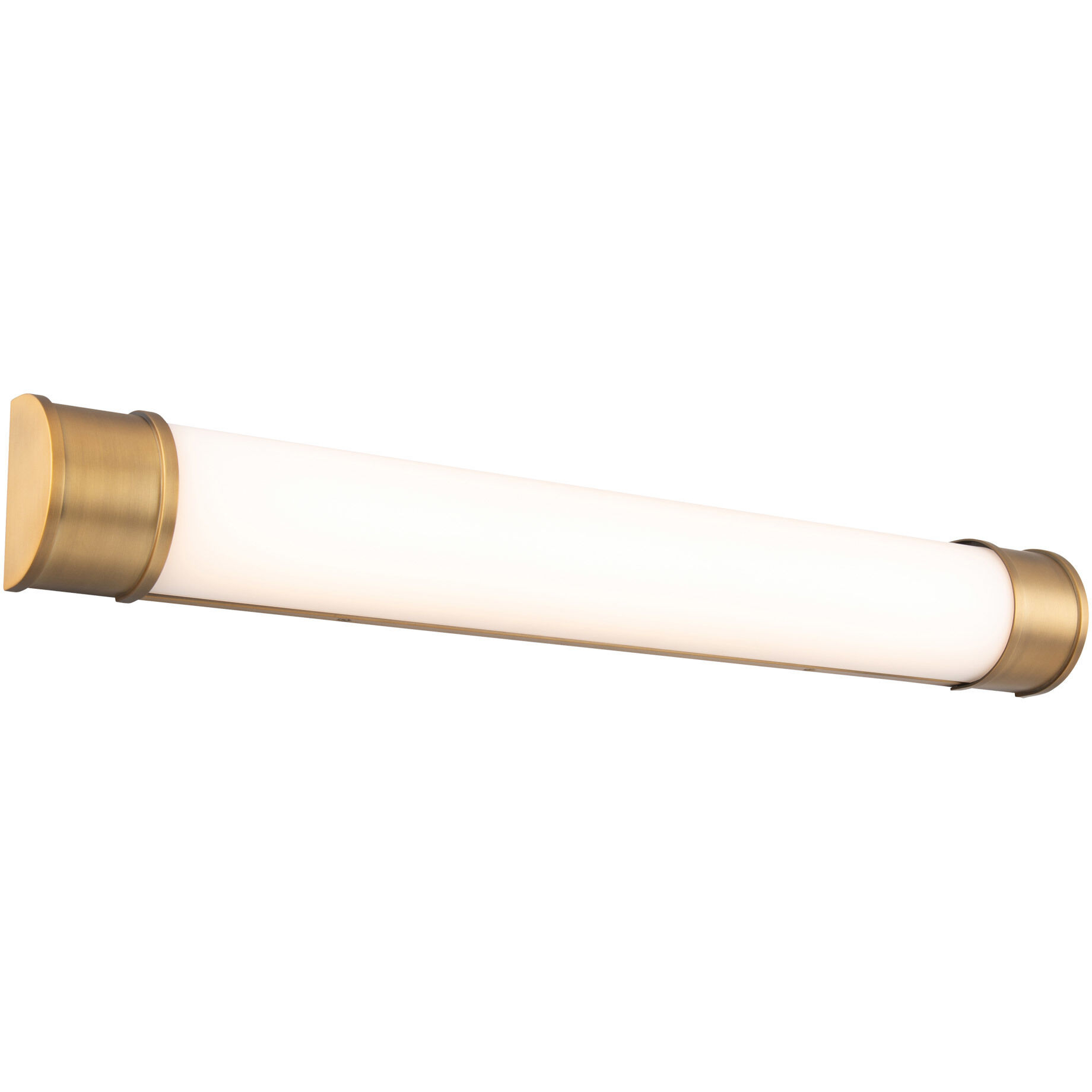 Mercer LED 34 inch Aged Brass Bath Vanity & Wall Light, dweLED