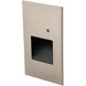 Tyler 120 3.8 watt Brushed Nickel Step and Wall Lighting in 3000K, WAC Lighting