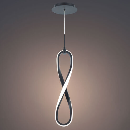 Marise LED 1 inch Black Mini-Pendant Ceiling Light, dweLED