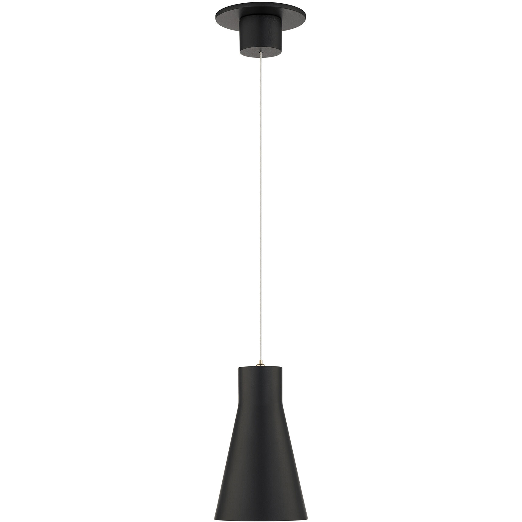 Twist-N-Lite LED 5 inch Black Mini-Pendant Ceiling Light, WAC Limited