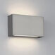 Blok LED 12 inch Satin Nickel Bath Vanity & Wall Light, dweLED