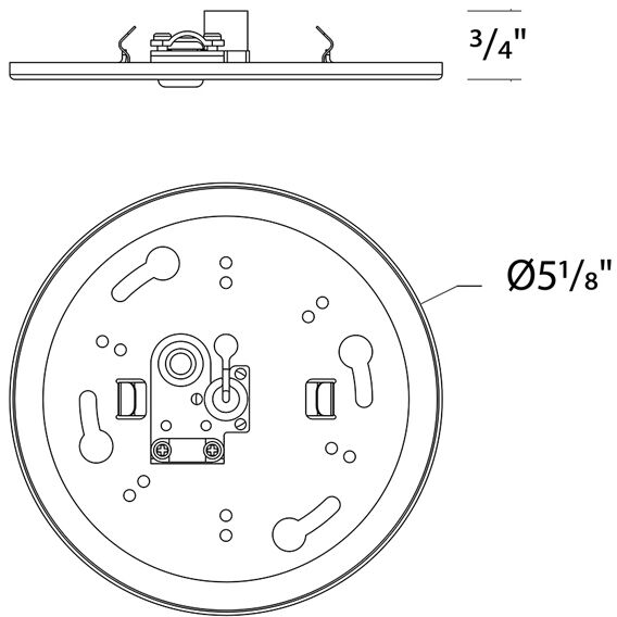 Ventrix White Track Component Ceiling Light