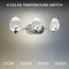 Tressa LED 26.88 inch Brushed Nickel Bath Vanity & Wall Light, dweLED