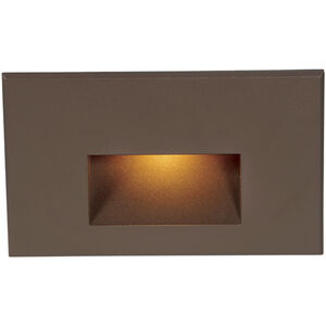 WAC Lighting Tyler 120 3.80 watt Bronze Step and Wall Light in Amber, WAC Lighting WL-LED100-AM-BZ - Open Box