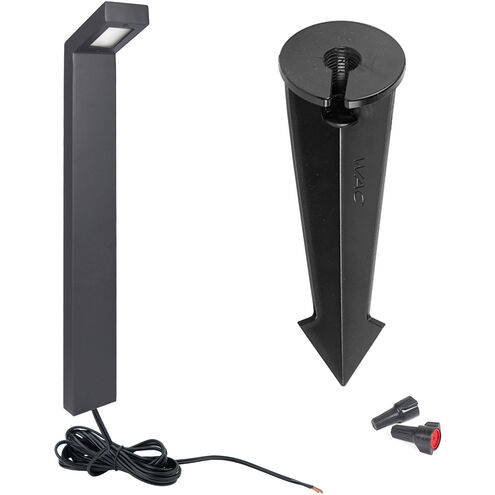 Tyler 12 2.9 watt Black Path Lighting in 3000K, Path and Area Light, WAC Landscape