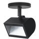 Wall Wash LED 4.5 inch Black Flush Mount Ceiling Light in 2700K