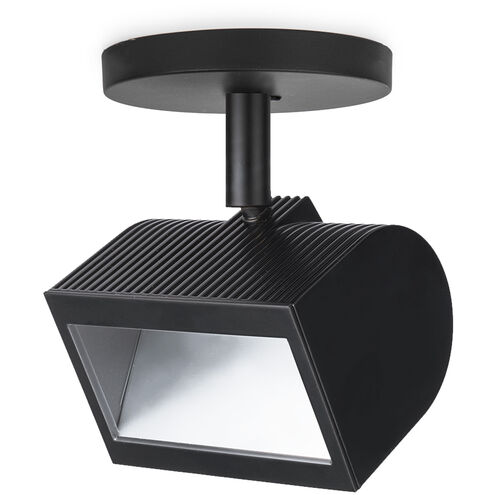 Wall Wash LED 4.5 inch Black Flush Mount Ceiling Light in 2700K