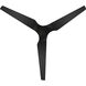 Stella 60 inch Soft Brass Matte Black with Matte Black Blades Downrod Ceiling Fans, Smart Fan