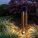 Chamber 12 5.5 watt Bronze Bollard Light in 3000K Warm White LED, WAC Landscape