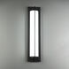 Oberon LED 26 inch Black Outdoor Wall Light, dweLED