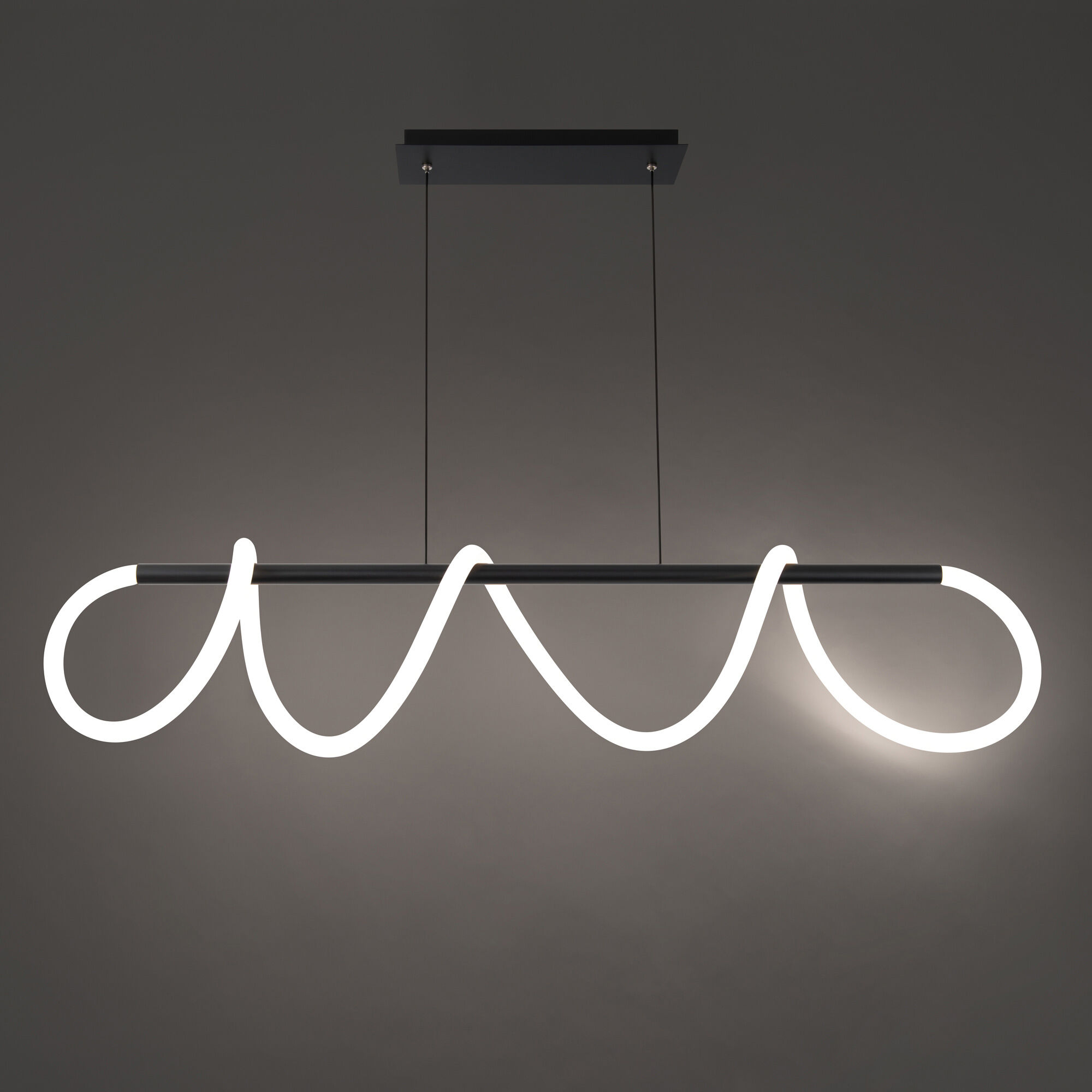 Black strip pendant light outlet