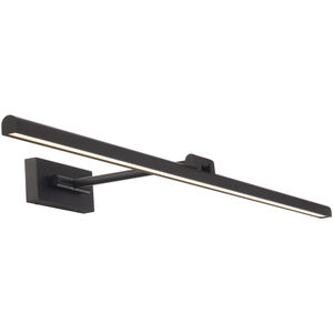 Reed 29.80 watt 42 inch Black Picture Light Wall Light, dweLED