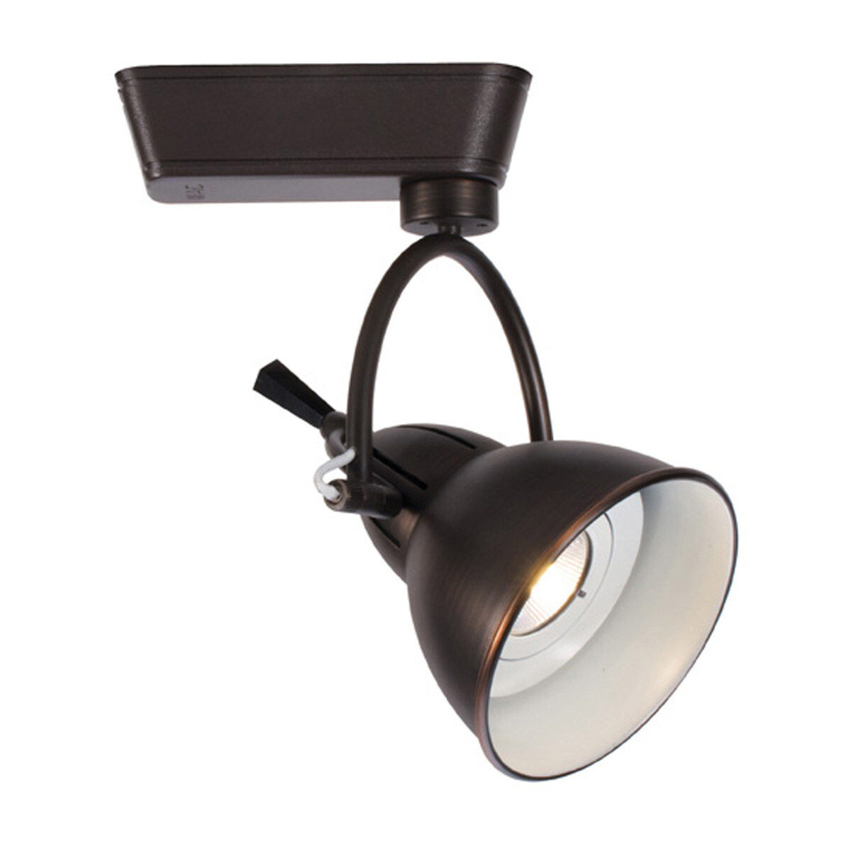 Cartier 1 Light 120 Antique Nickel Track Head Ceiling Light in 3000K