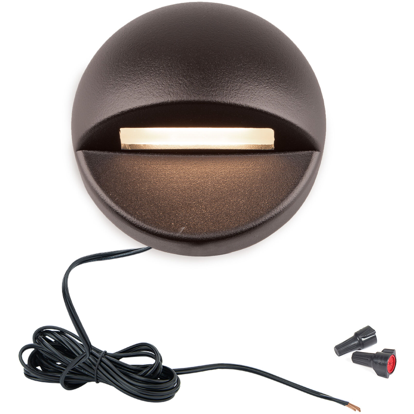 WAC Lighting LED 12V Round Deck and Patio Light Bronze