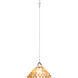 Eternity Jewelry LED 6 inch Chrome Pendant Ceiling Light in Quick Connect