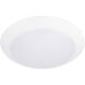 Disc LED 9.18 inch White Flush Mount Ceiling Light