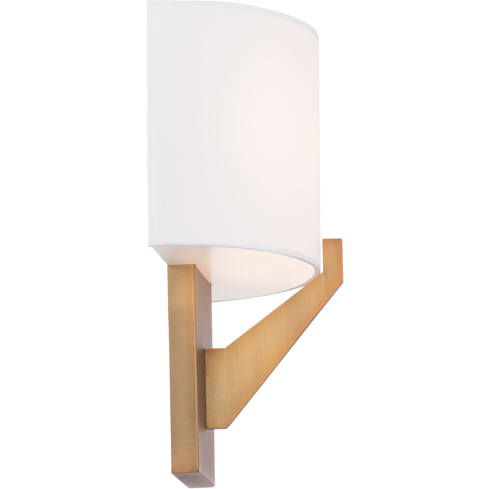 Fitzgerald LED 4 inch Aged Brass ADA Wall Sconce Wall Light in 3500K, dweLED