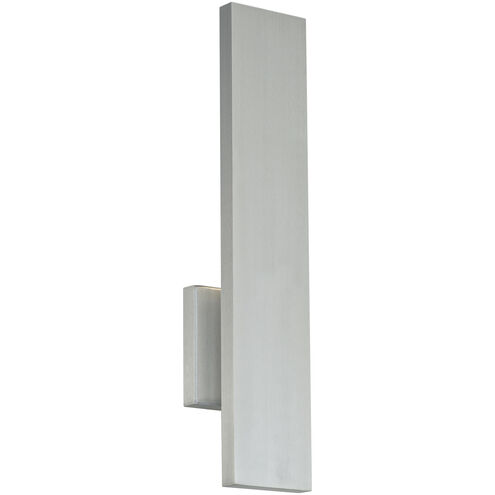 Stag LED 2.5 inch Brushed Aluminum Outdoor Wall Light in 3000K, dweLED