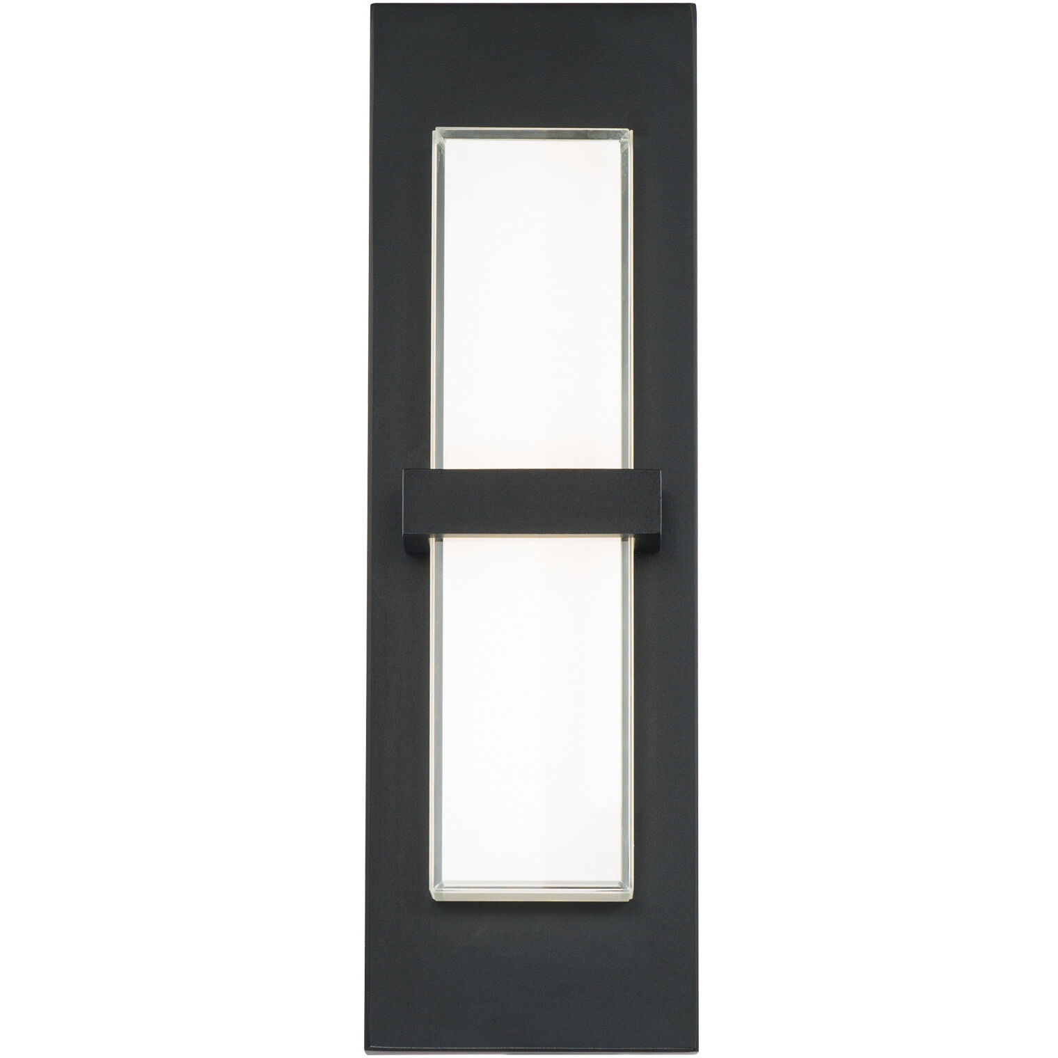 Bandeau LED 16 inch Black Outdoor Wall Light in 4000K, dweLED