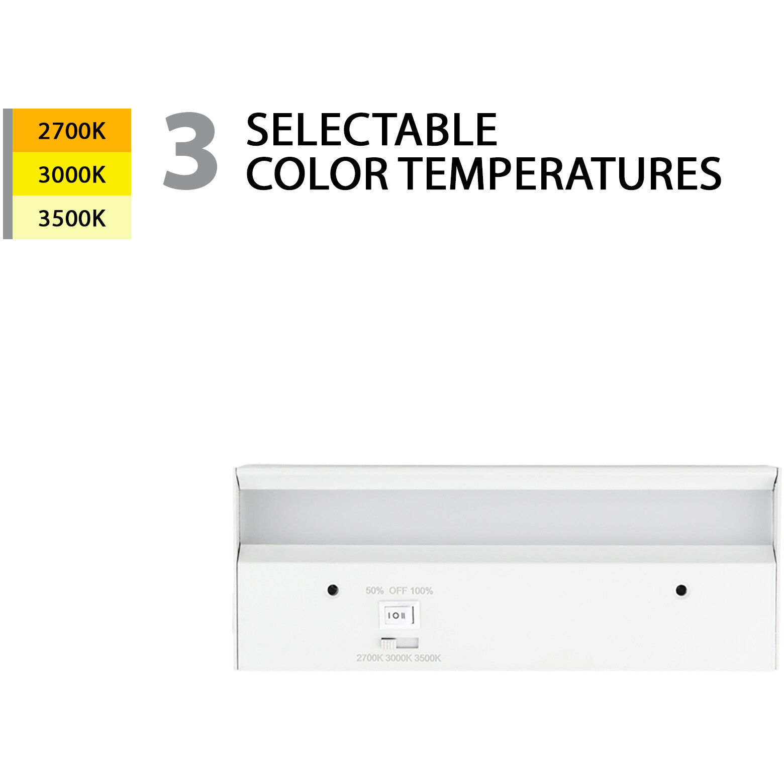 WAC Lighting BA AC08 CS WT CCT Barlight 120 LED 8 inch White Light