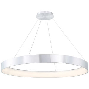Corso LED 53 inch Brushed Aluminum Pendant Ceiling Light in 53in, dweLED 