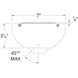 Tyler Brushed Nickel Slope Ceiling Kit, Smart Fan