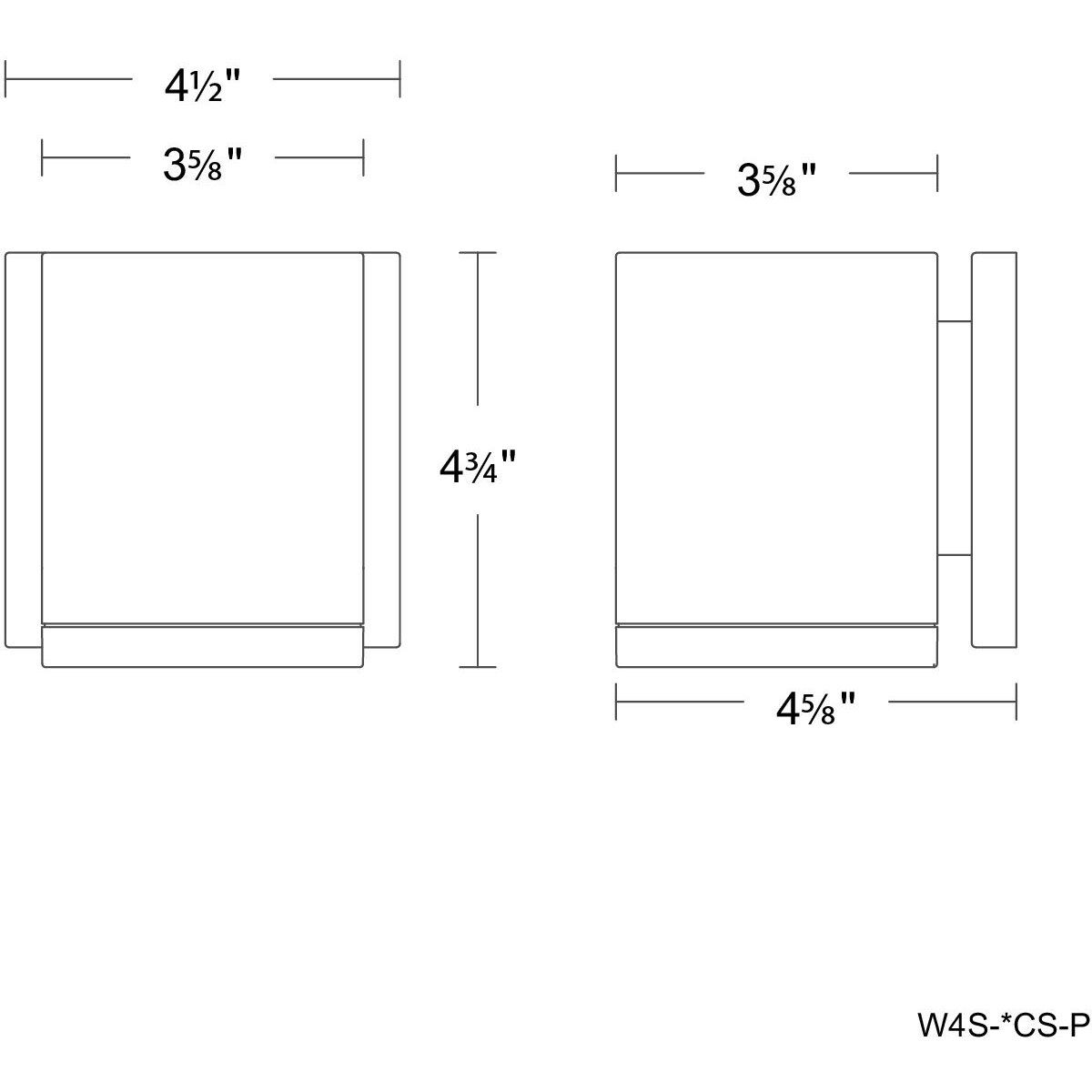 Zoron LED 4.75 inch Arc White Outdoor Wall Lighting