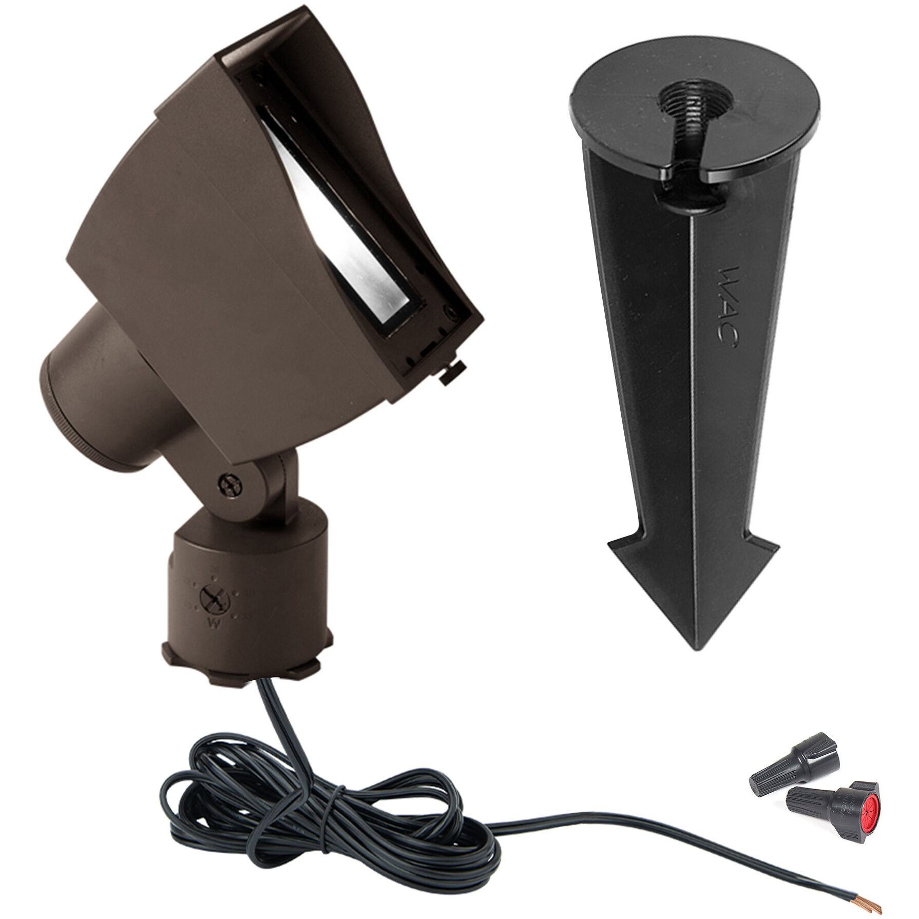 Tyler Bronze 25 watt LED Spot and Flood Lighting in 2700K, WAC Landscape