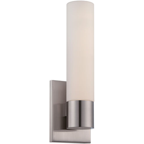 Elementum LED 4.5 inch Brushed Nickel Bath Vanity & Wall Light in 2700K, dweLED