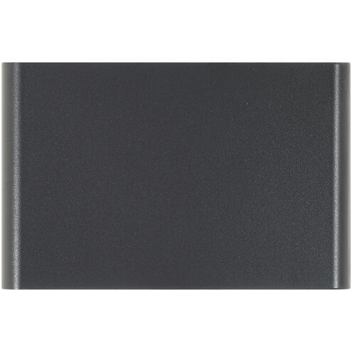 Tablet LED 5.5 inch Black Outdoor Wall Light