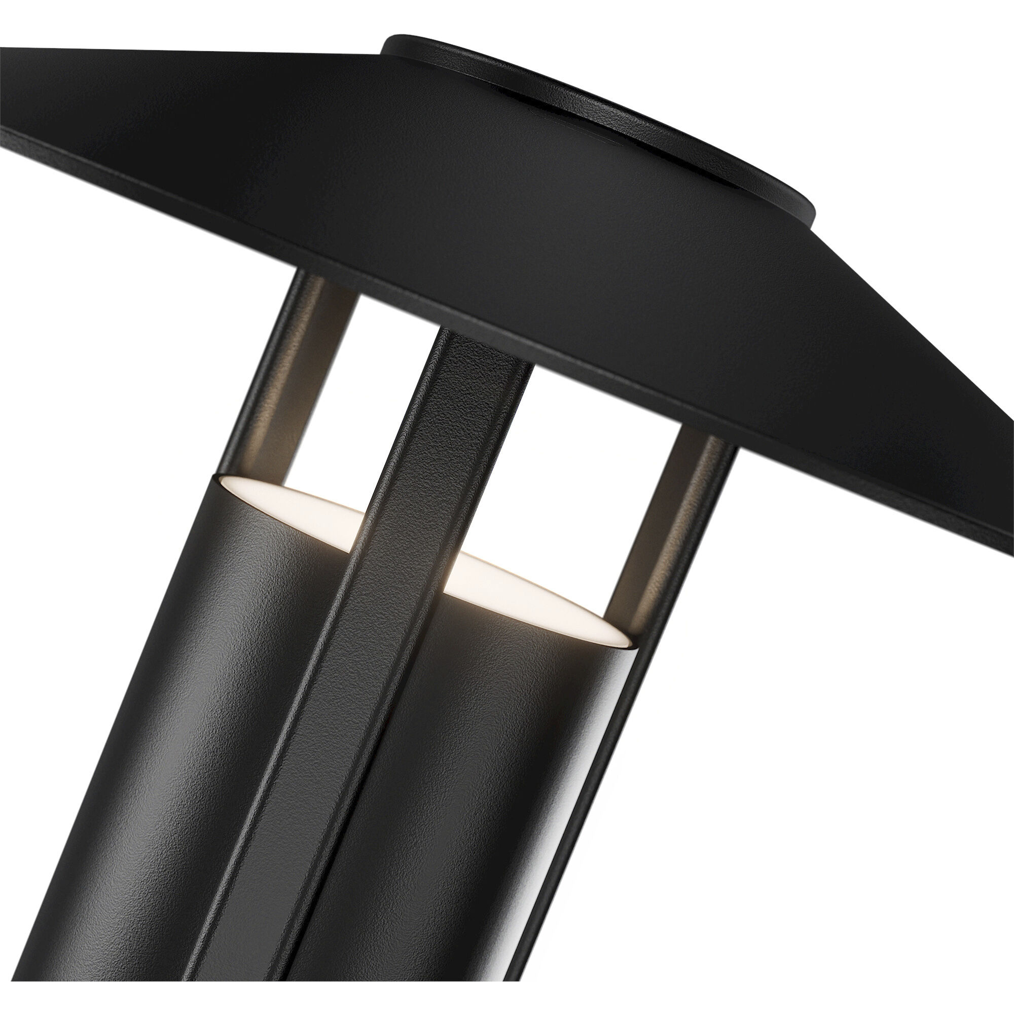 Ventt LED 17.38 inch Black Post Light, dweLED