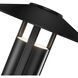 Ventt LED 17.38 inch Black Post Light, dweLED