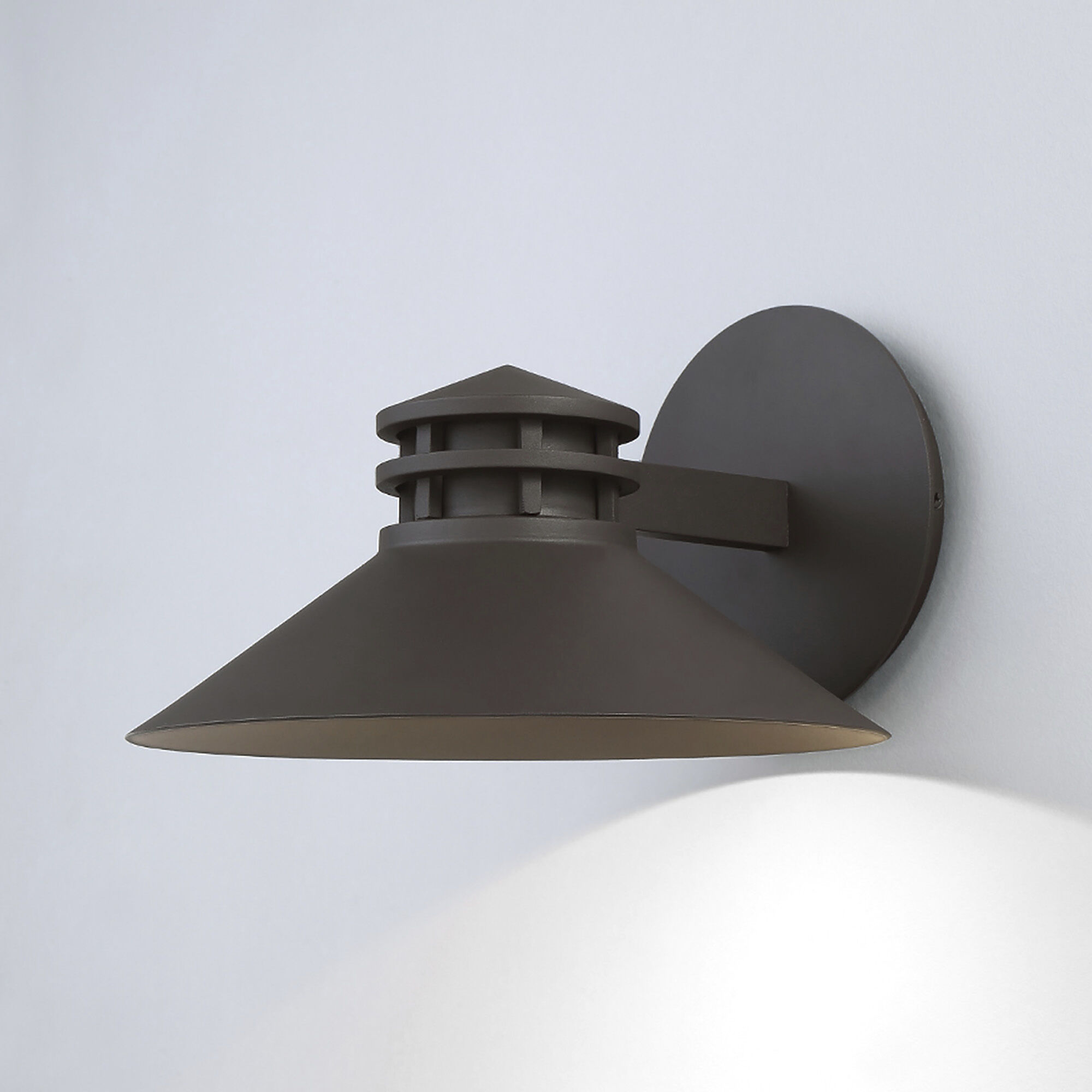Sodor LED 6.88 inch Bronze Outdoor Wall Light, dweLED