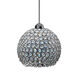 Cosmopolitan LED 8 inch Chrome Pendant Ceiling Light in Clear (Cosmopolitan), Canopy Mount MP