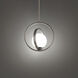 Ellington LED 10 inch Brushed Nickel Pendant Ceiling Light, dweLED