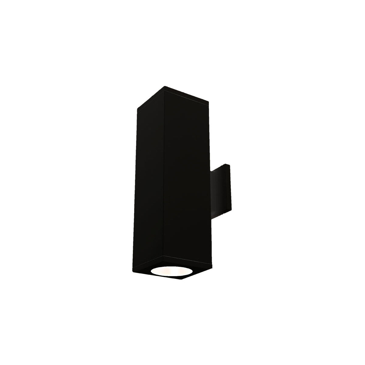 Cube Arch LED 5.5 inch Black Sconce Wall Light in Spot, 85, 2700K, Straight Up/Down