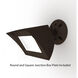 Endurance LED 4.75 inch Bronze Outdoor Wall Lighting in 5000K, WAC Limited