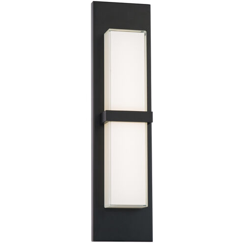 Bandeau LED 22 inch Black Outdoor Wall Light in 3500K, dweLED