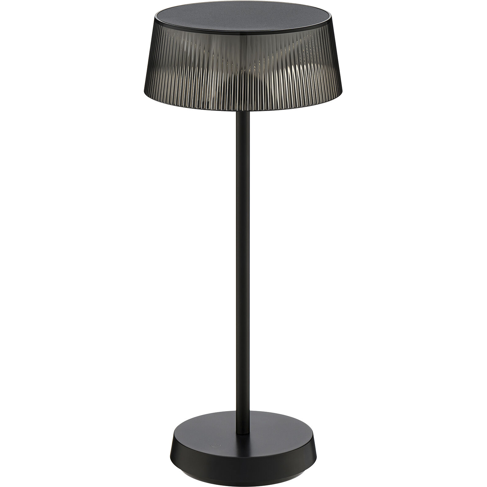 Crystal 14.38 inch 2.00 watt Black Rechargeable Table Lamp Portable Light, WAC Limited