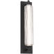 Portos LED 25 inch Black Outdoor Wall Light, dweLED
