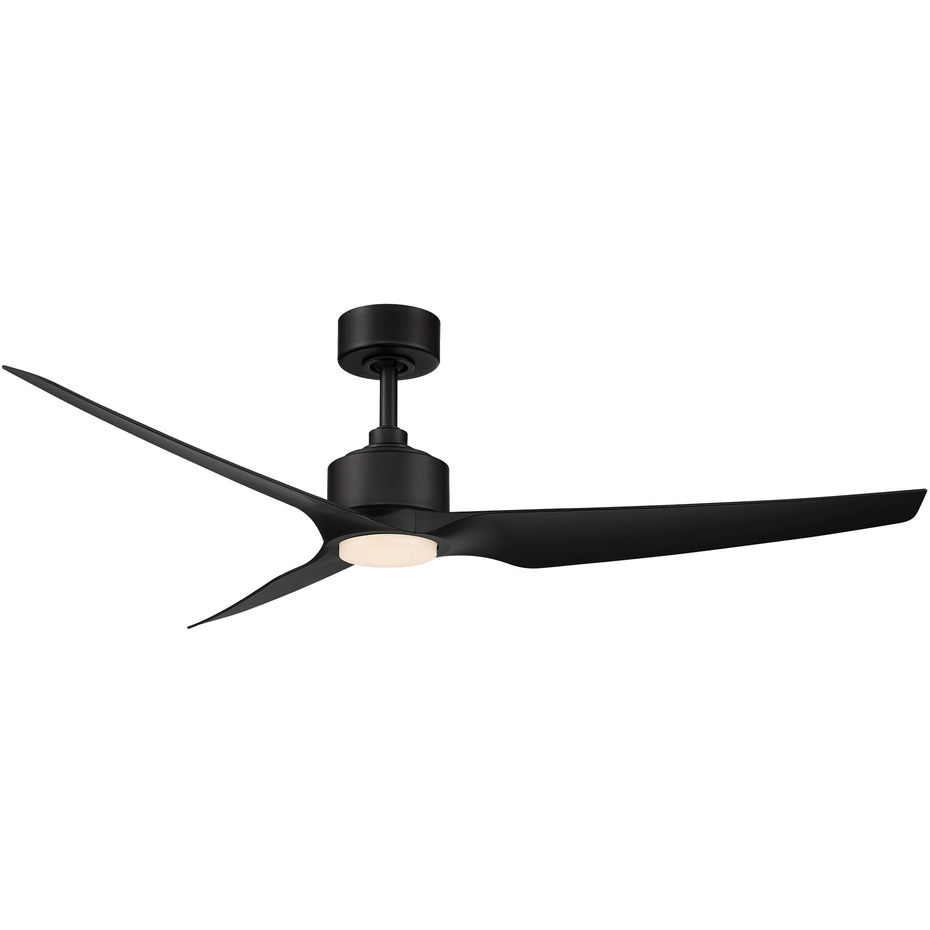 Stella 60 inch Matte Black Downrod Ceiling Fans, Smart Fan