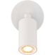 Cylinder LED 5.06 inch White Outdoor Wall Light