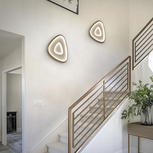 Mandala Wall Sconce Wall Light in 4000K, Aged Brass, dweLED