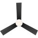 San Francisco 44 inch Matte Black Downrod Ceiling Fans, Smart Fan
