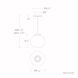 Echo 1 Light 9.5 inch Brushed Nickel Mini Pendant Ceiling Light, dweLED