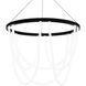 Margarite 1 Light 10 inch Black Chandelier Ceiling Light, dweLED