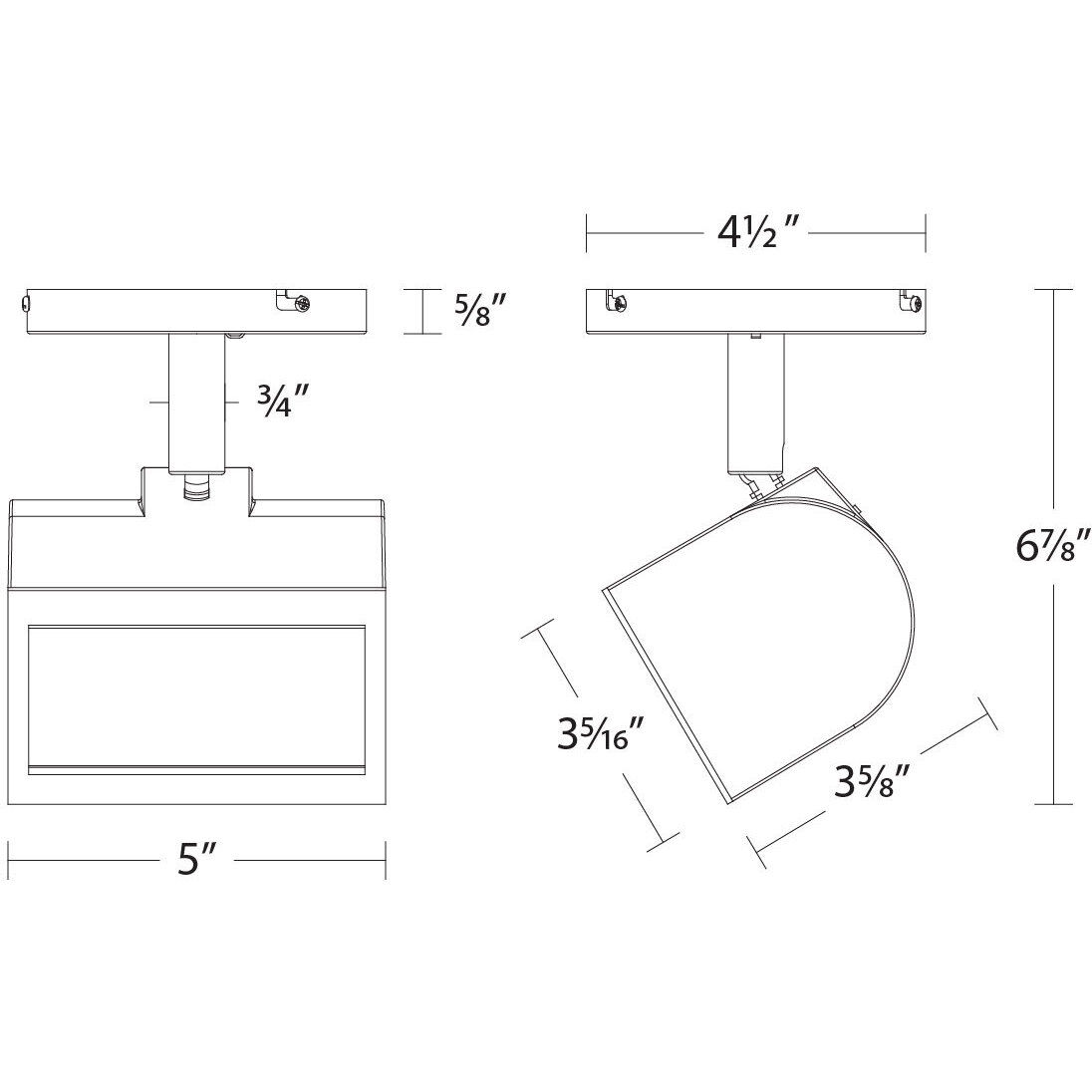 Ocularc Black Monopoint in 2700-3000-3500-4000-5000K