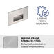 WAC 12V Step Light LED 1.5 inch Stainless Steel ADA Step and Wall Light in 3000K Warm White LED, WAC Landscape