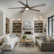 Zeke 60 inch Matte Black Ceiling Fan